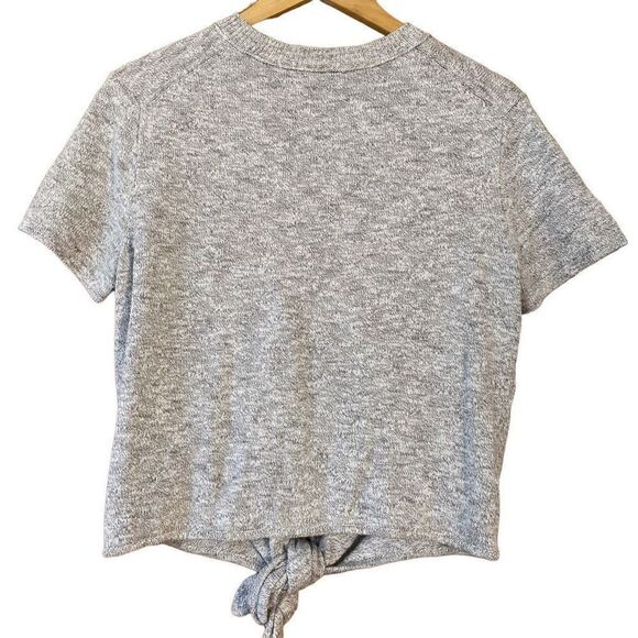 Madewell Knot-Front Sweater Tee  - Picture 4 of 12